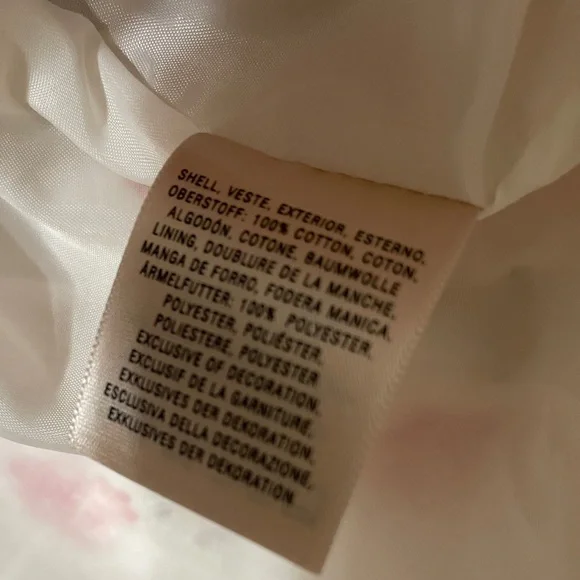 Anthropologie Maeve Blomma Pom Pom Skirt cream and orangey red with side zip - Picture 3 of 7